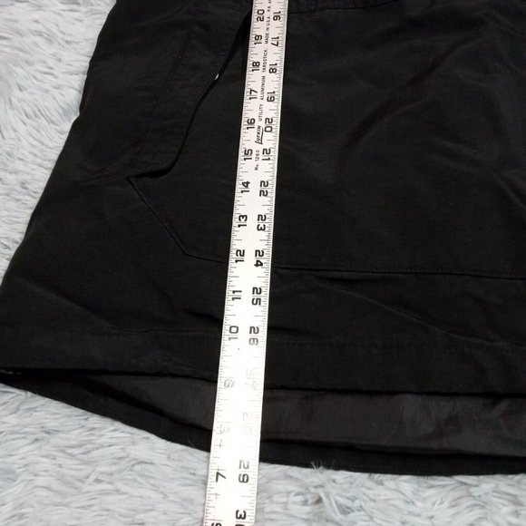 Swiss Tech Womens Jacket Windbreaker Black XL Kangaroo Pockets Liner Cinch Waist - Picture 14 of 15